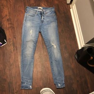 Madewell distressed jeans